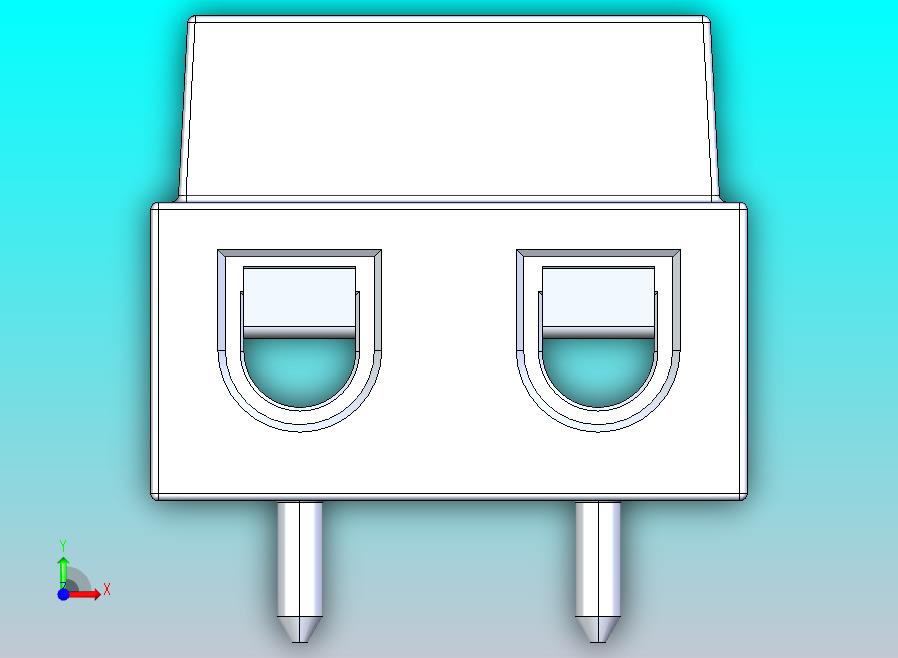 2针端子板连接器