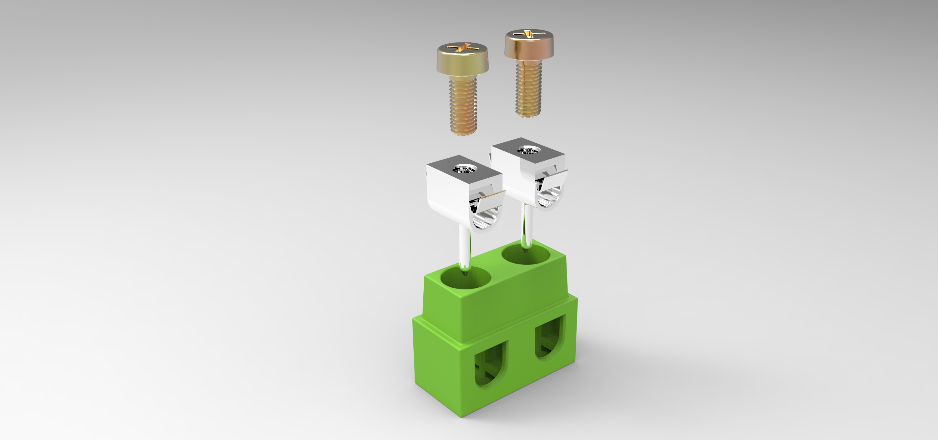 2针端子板连接器