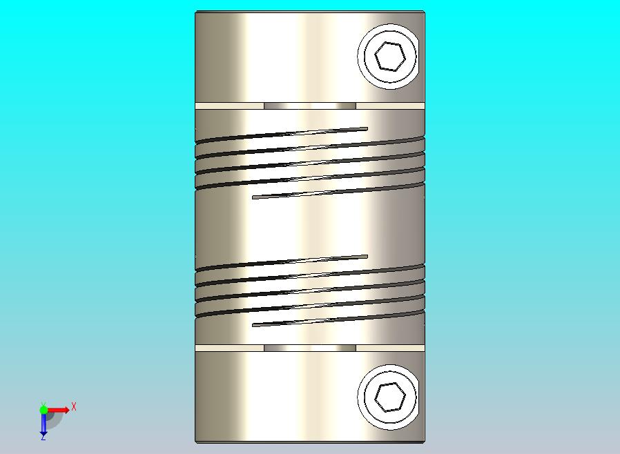 NEMA34步进电机挠性联轴器螺旋型