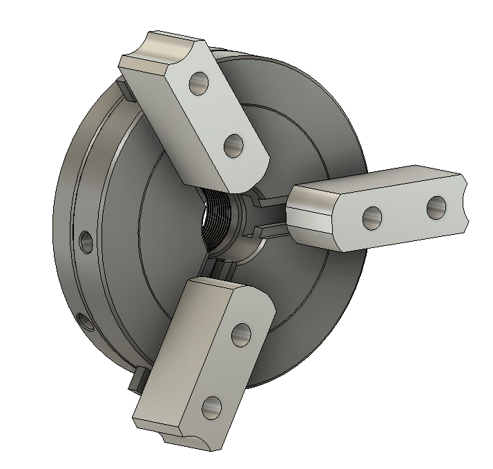 Taig微型车床II三爪卷轴卡盘