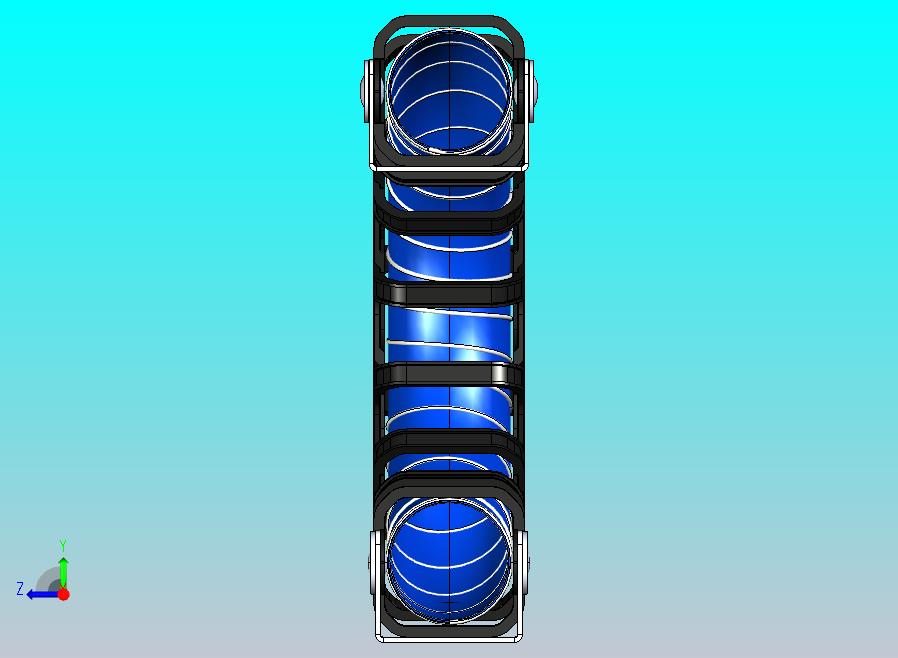 具有柔性管的能量链