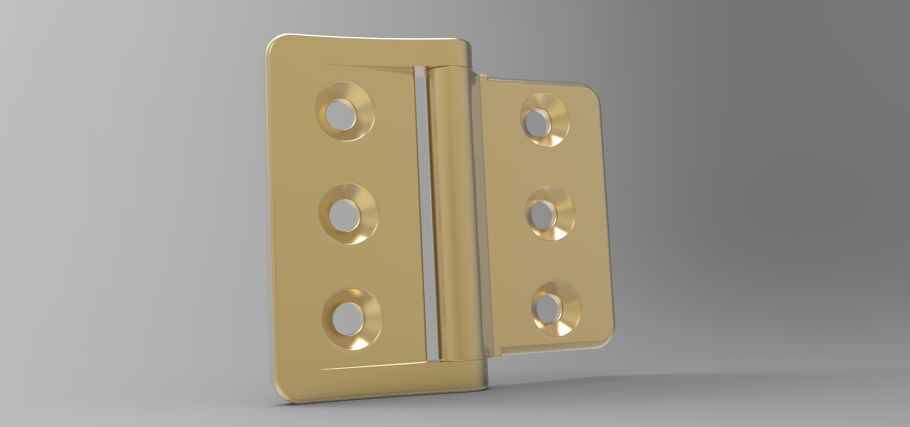 旋转270°的门铰链模型