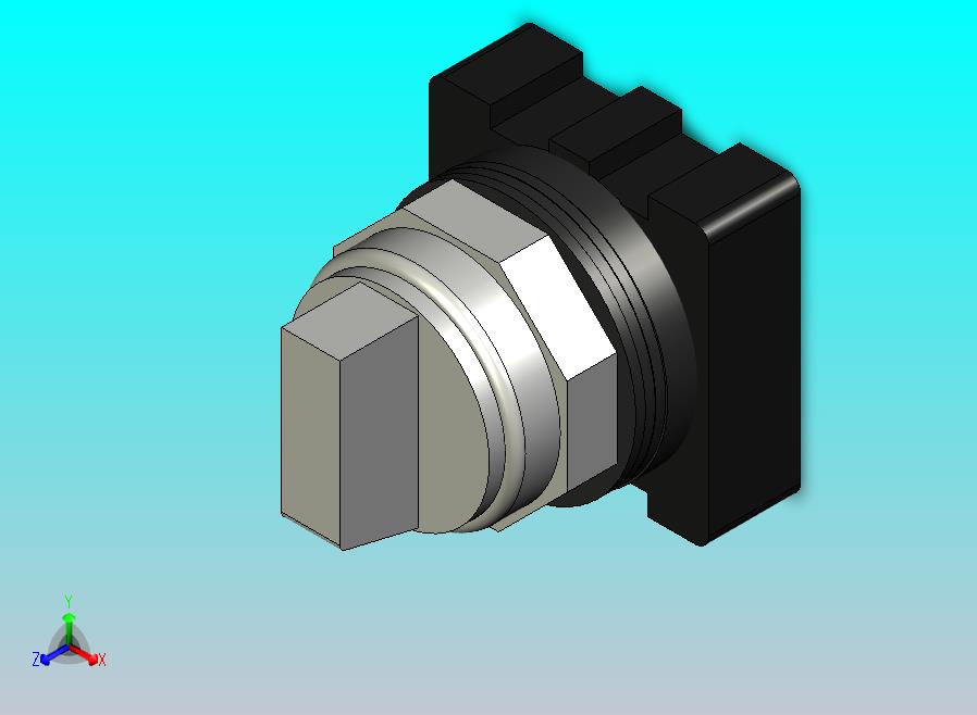 30mm选择器，2POS维护，旋钮