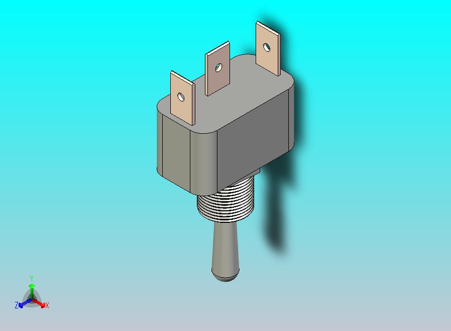 插头SW，TGL，10A（ON）-Off-（on）