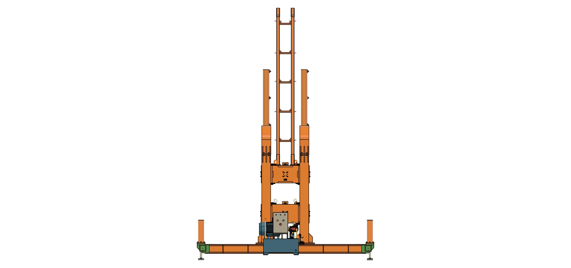 液压千斤顶打桩机
