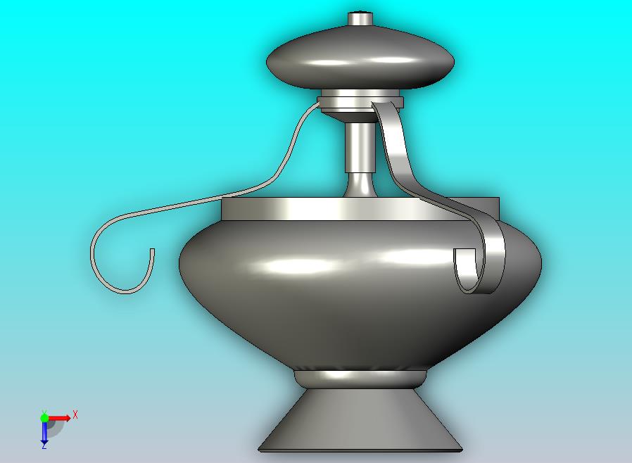 灯老式电灯模型