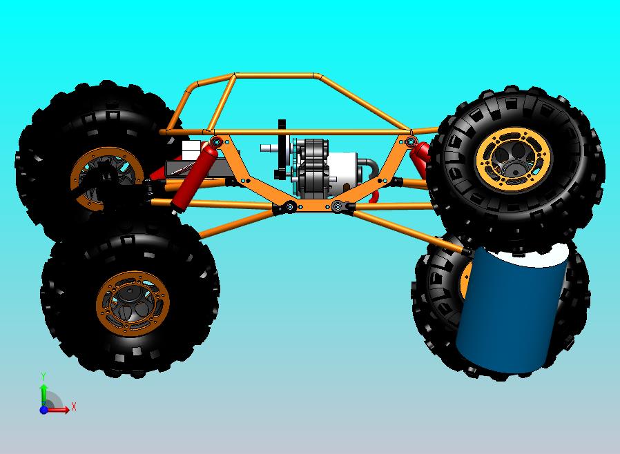 轴向AX10 TCS边缘车架