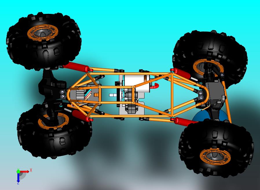 轴向AX10 TCS边缘车架