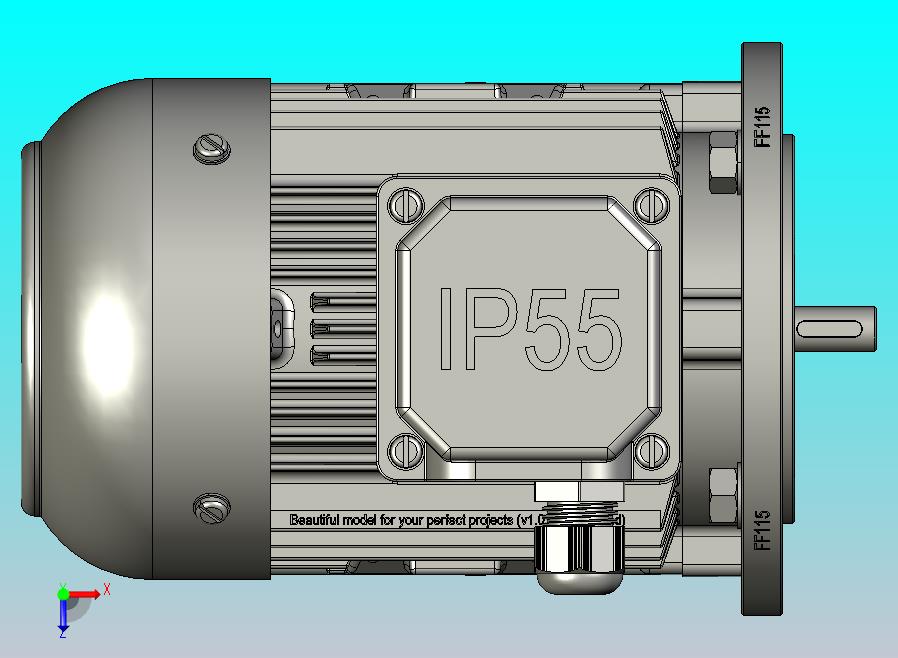 电动机IEC 63M B35 FF115