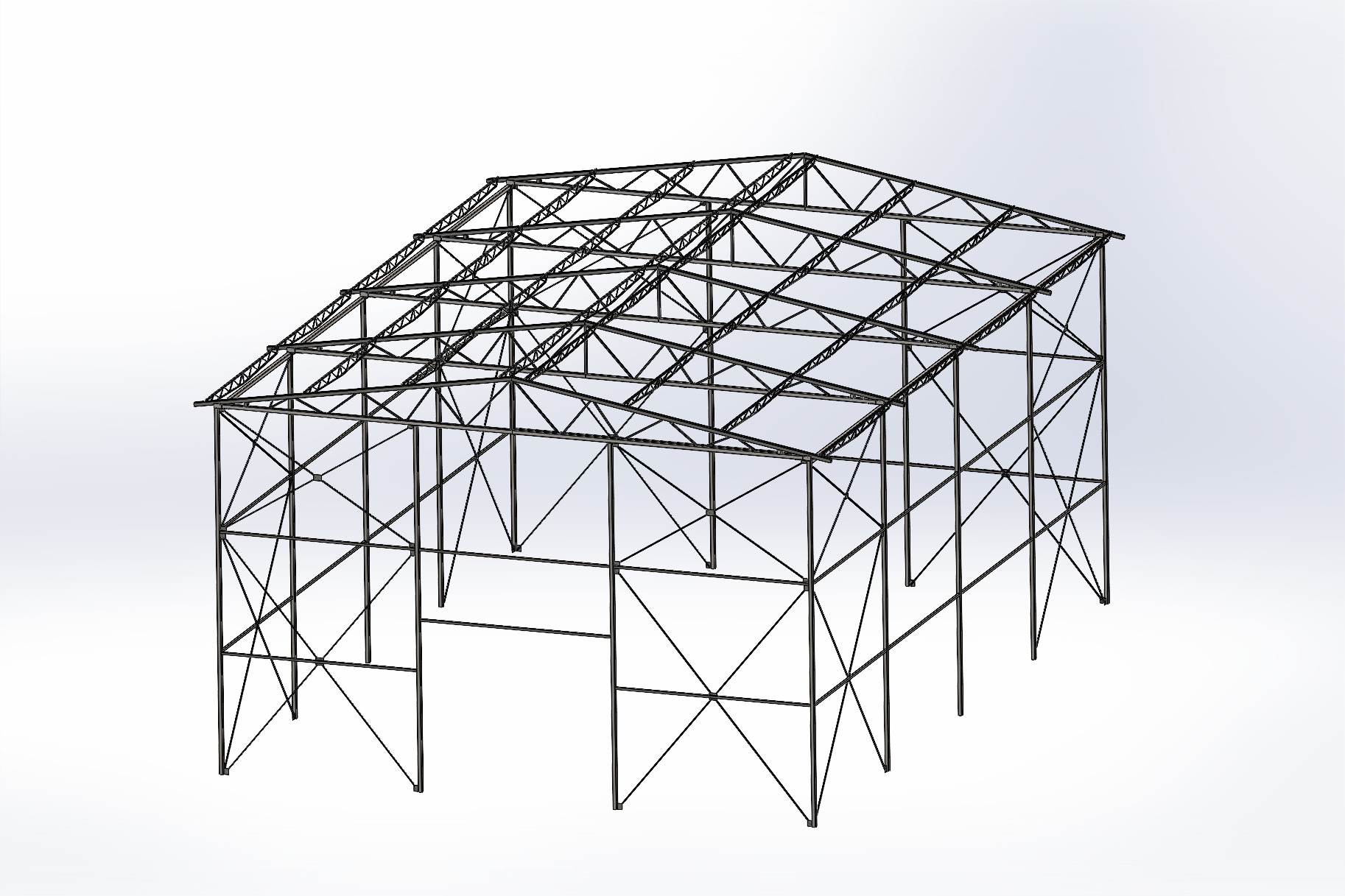 钢结构厂房15x20x9m钢结构