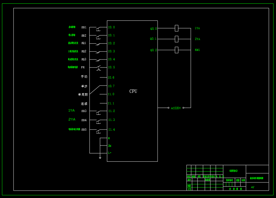 液压机液压系统及其PLC控制系统设计（CAD+说明书）