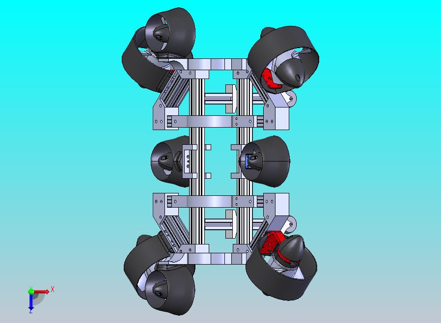 AUV无人水下航行器结构