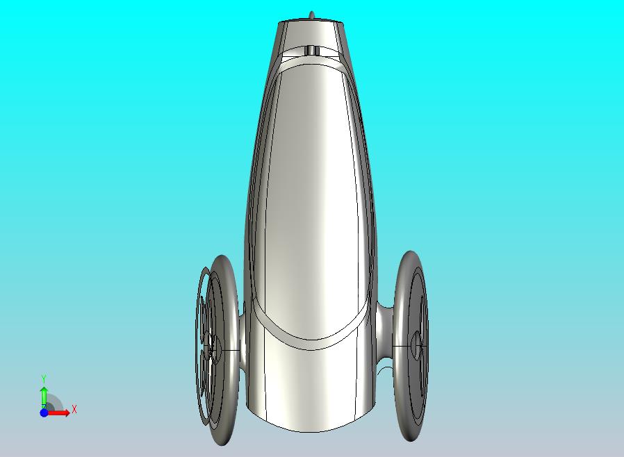 创意概念小车模型