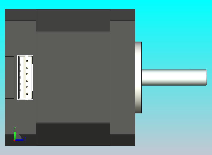 步进NEMA的3D模型17-MS17HD2