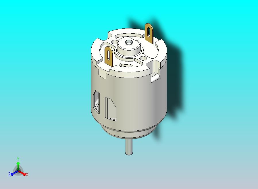 R-140 DC电机3D