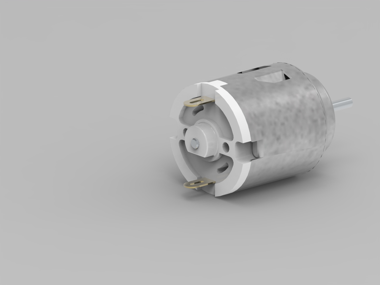 R-140 DC电机3D