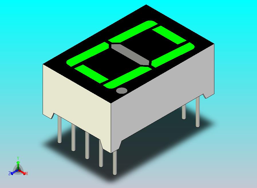 LED 7段（0-9）（红色，绿色，蓝色）