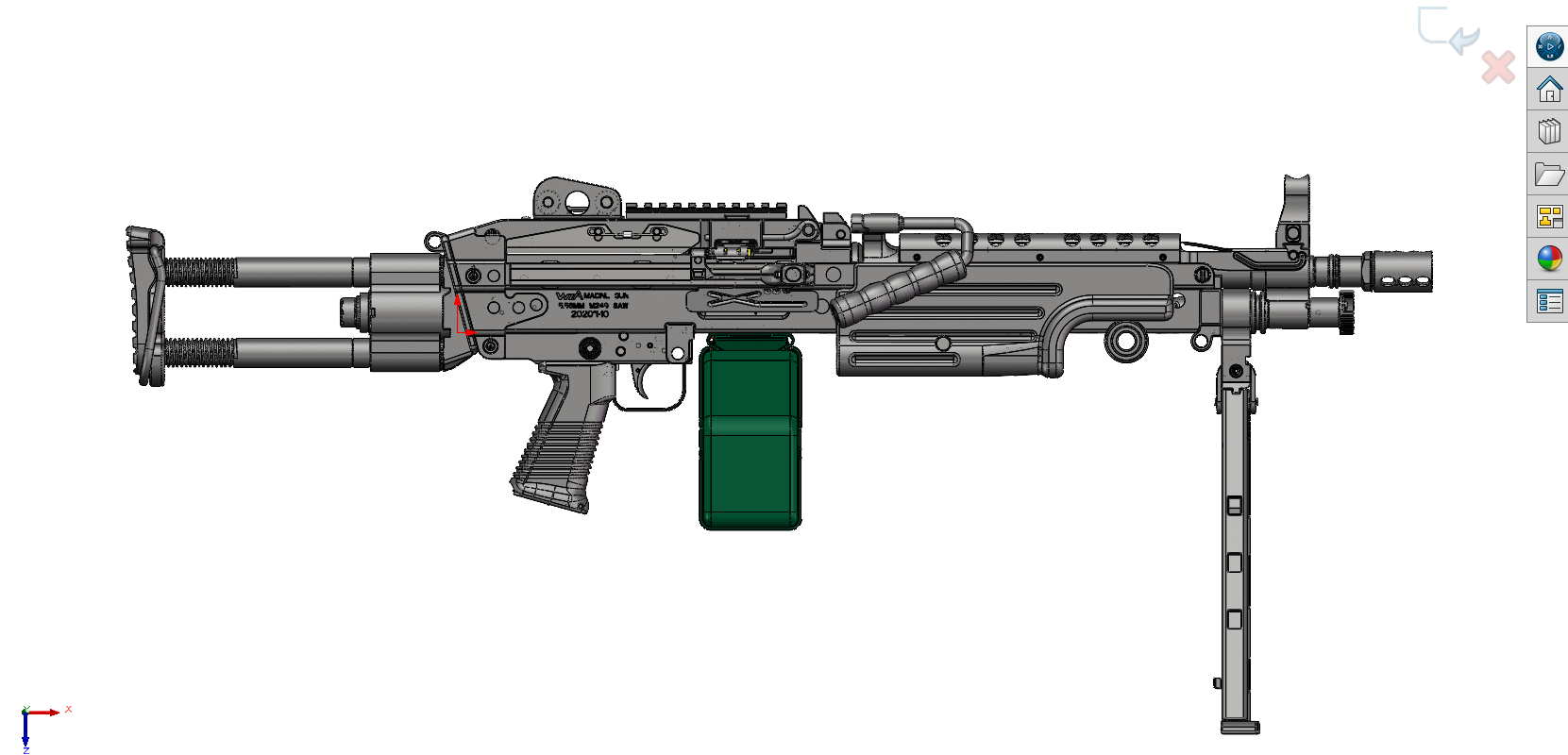 M249制造部件图纸