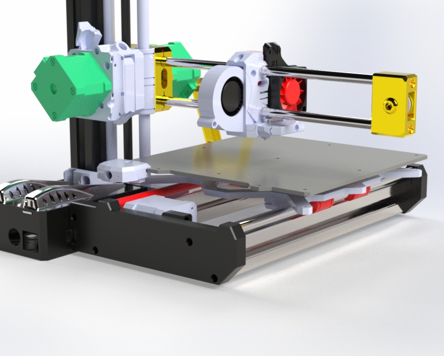 PRUSA MINI 3D打印机组装步骤文件