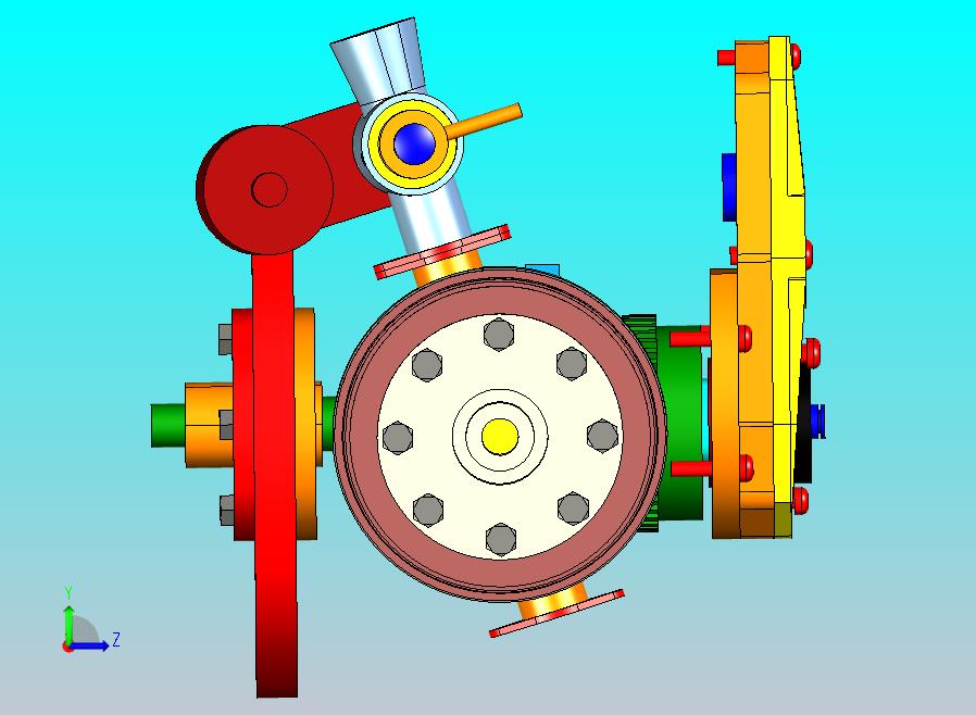 Barr and Stroud发动机内部结构3D图纸
