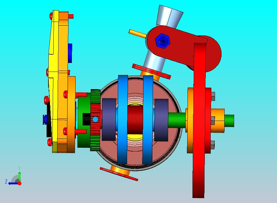 Barr and Stroud发动机内部结构3D图纸