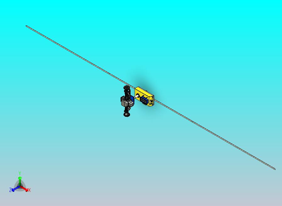 单举升装配型AGV小车模型