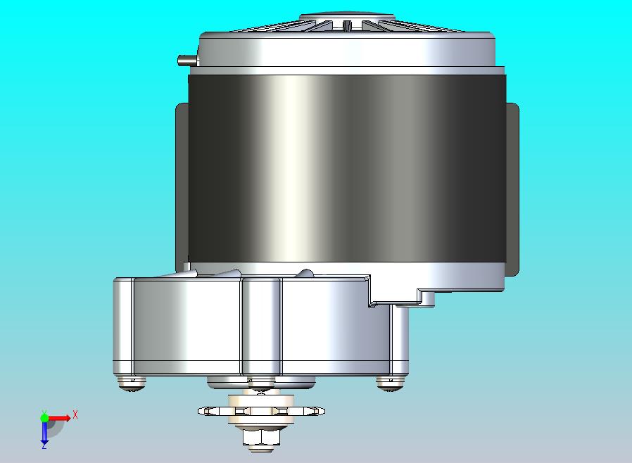 DC 24V直流减速电机MY1016Z 3D模型三维图纸