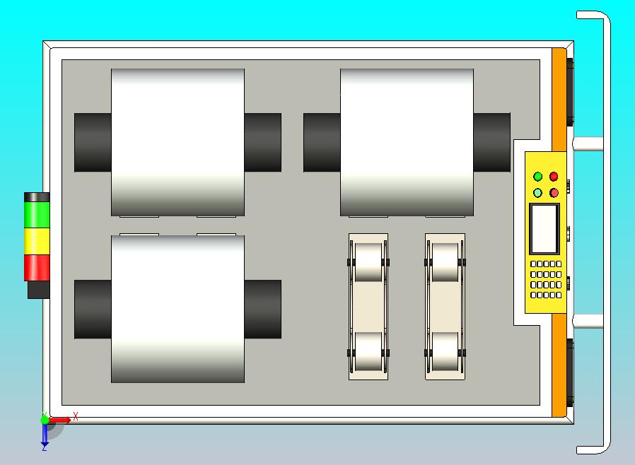 背驮重力AGV小车3D模型