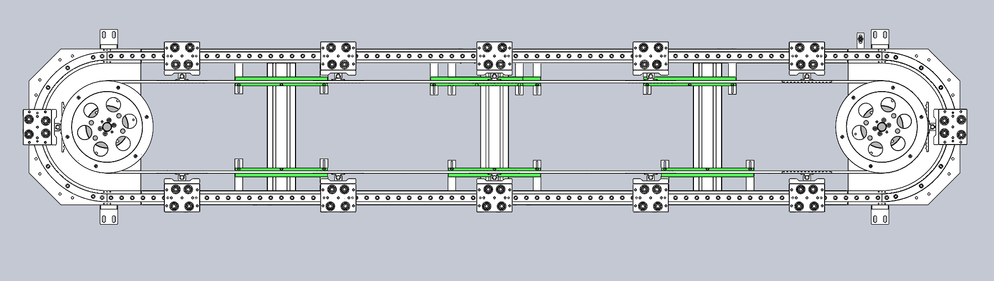 T23-400椭圆同步带环形导轨（型材）
