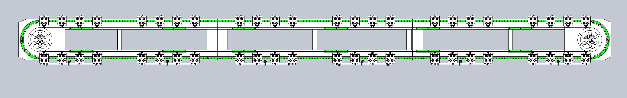 T23-400椭圆同步带环形导轨（大板）