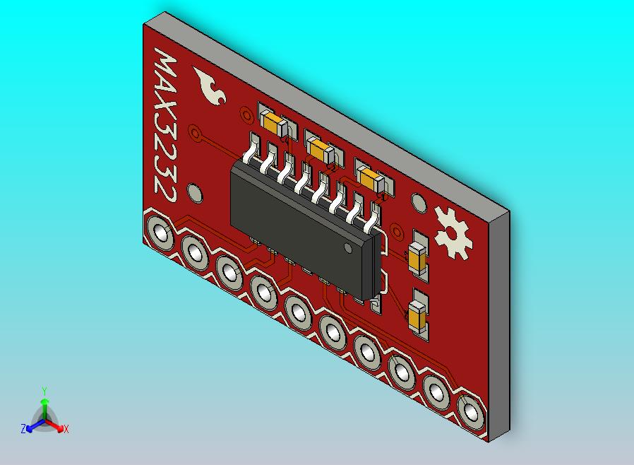 Sparkfun Max3232突破-RS232_TTL收发器