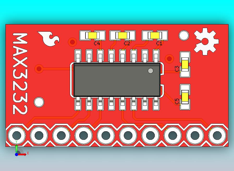 Sparkfun Max3232突破-RS232_TTL收发器