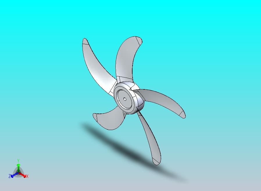 5叶风扇螺旋桨