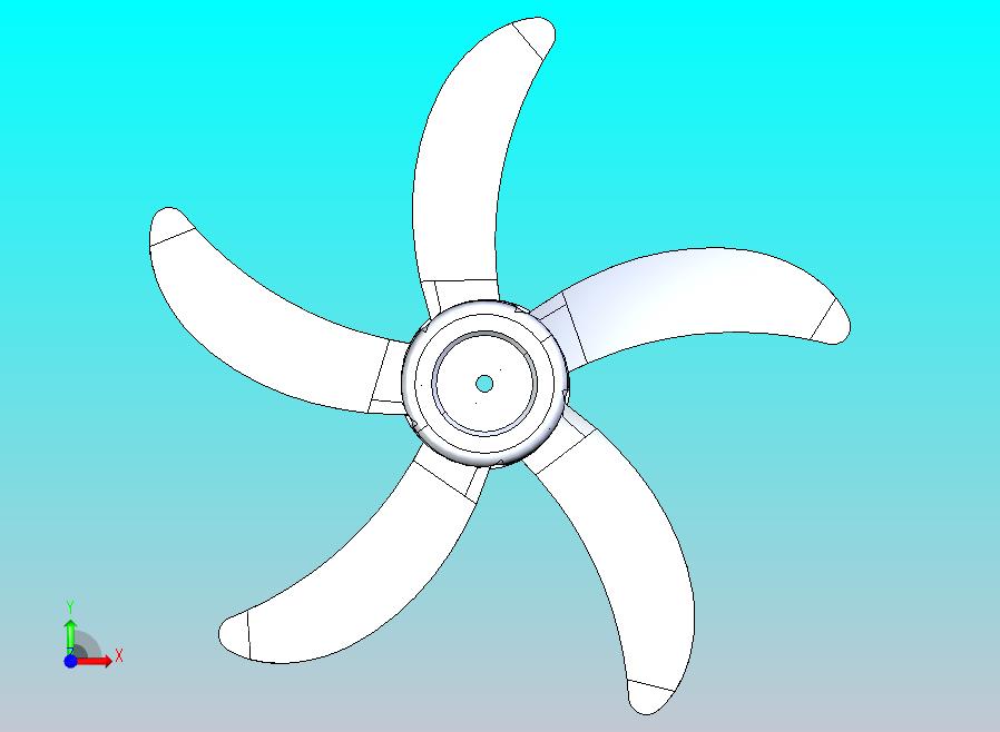 5叶风扇螺旋桨