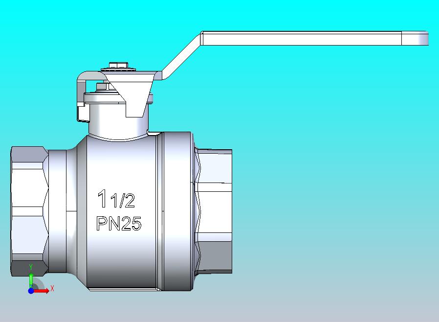 DN80手柄球阀