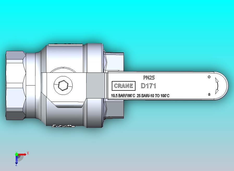 DN80手柄球阀