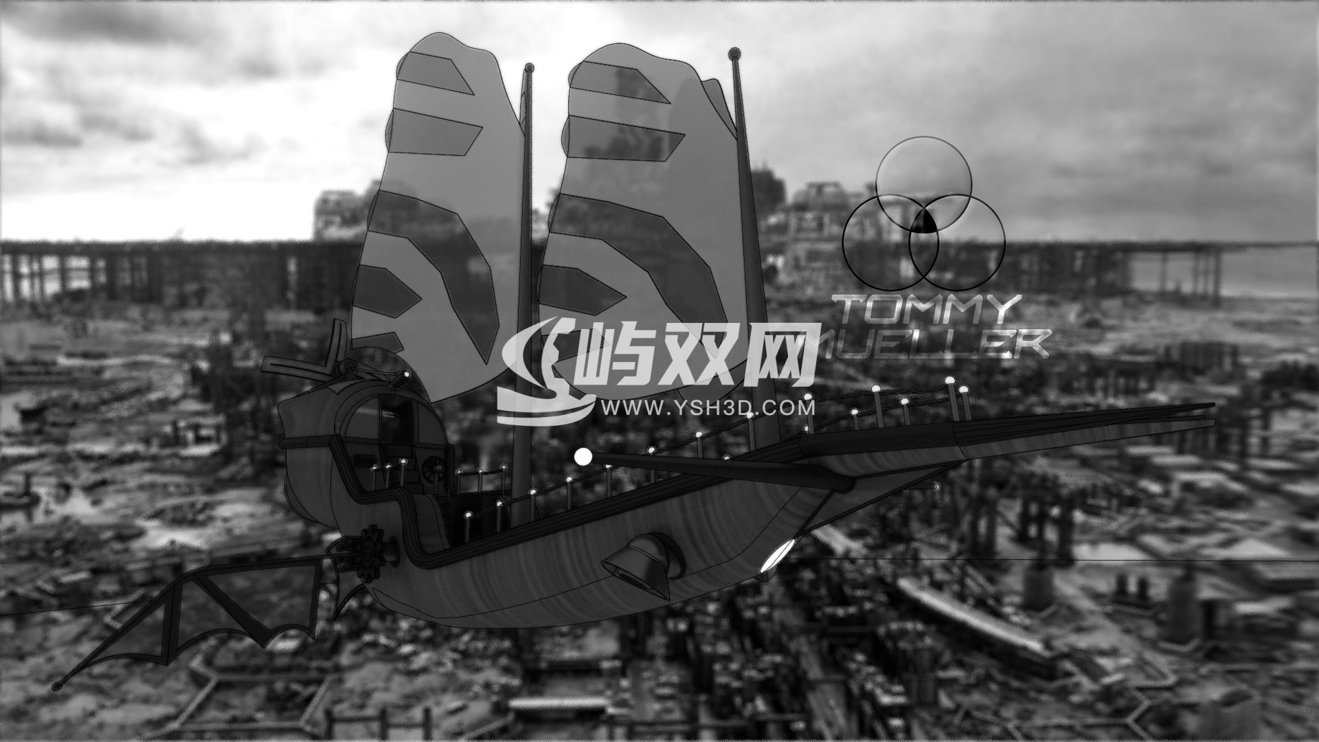 汤米蒸汽朋克飞艇