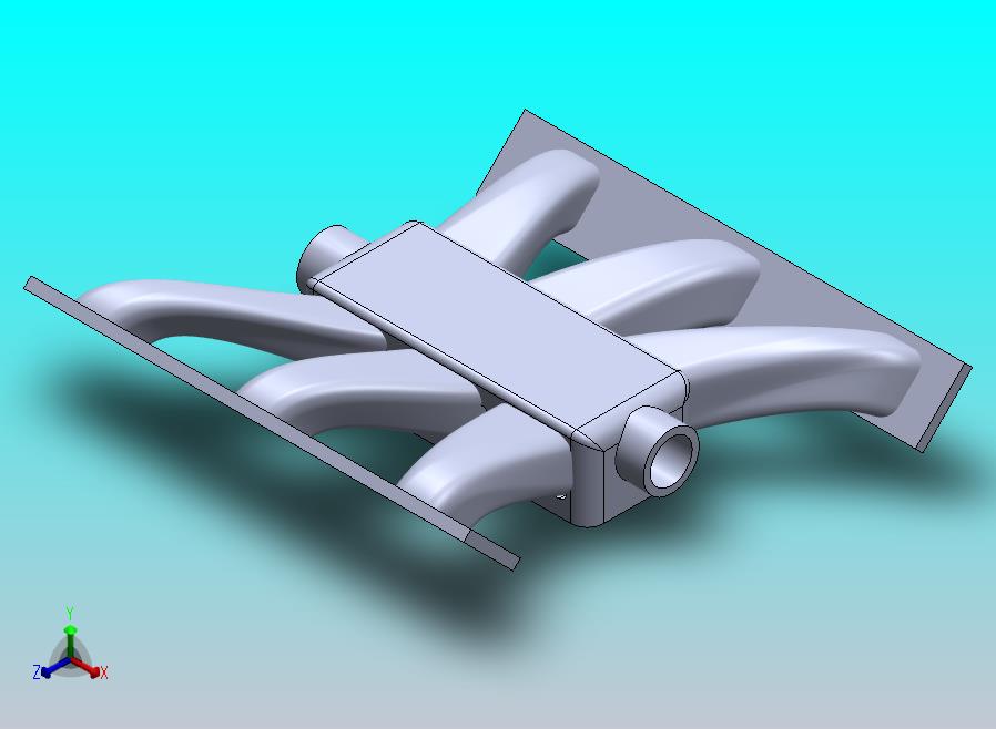 完整的V6 Engine SolidWorks型号包