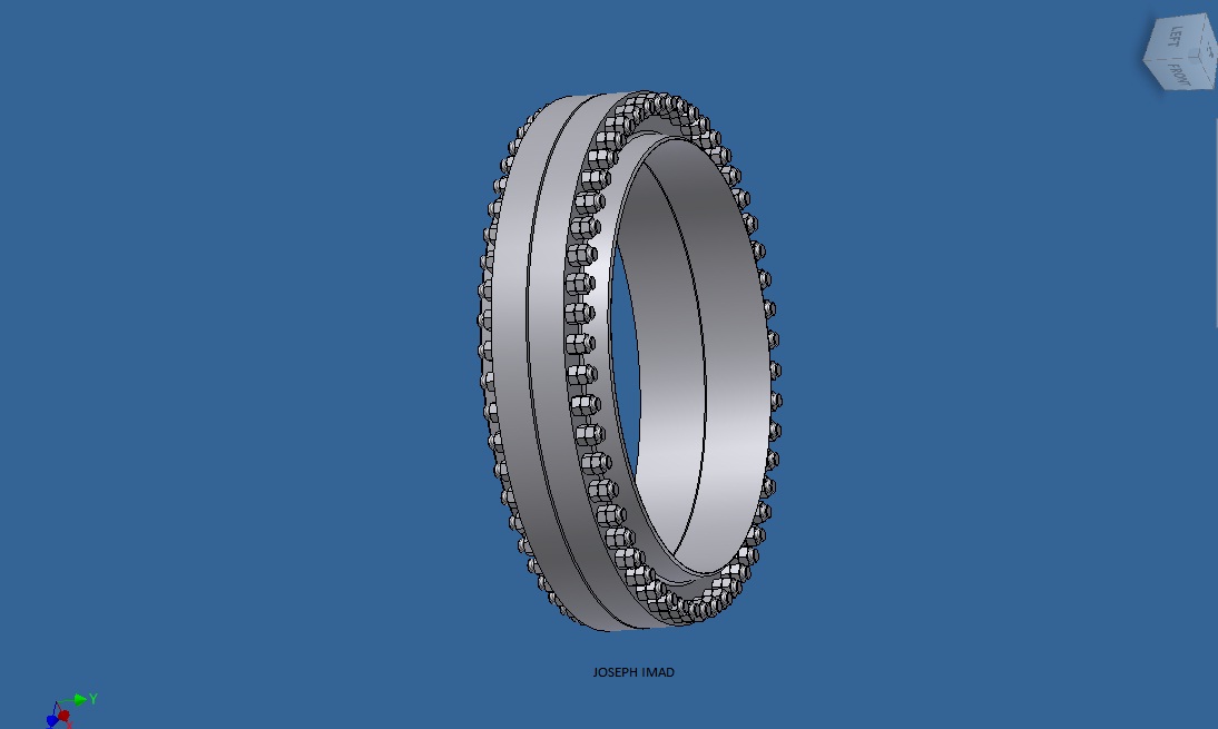 ASME B 16.47系列RFWN法兰大尺寸法兰26英寸至60英寸