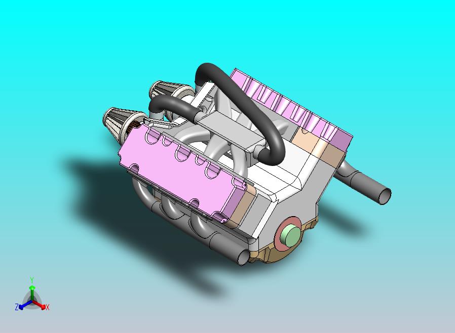 V6汽车发动机