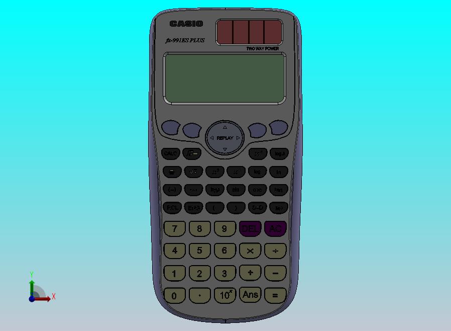 卡西欧fx-991ES PLUS计算器建模