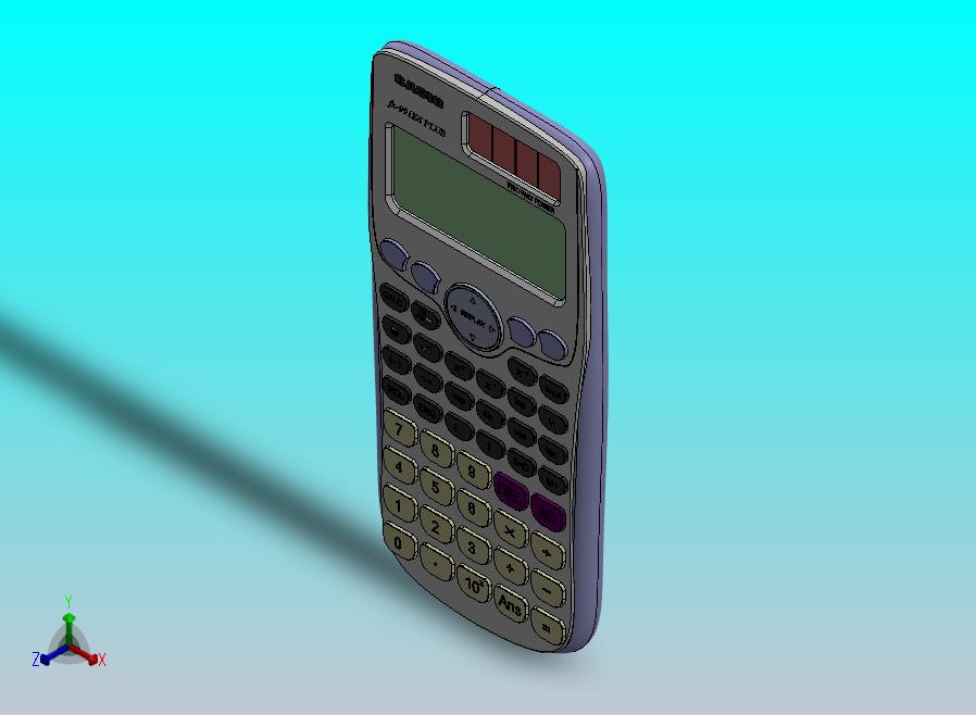 卡西欧fx-991ES PLUS计算器建模