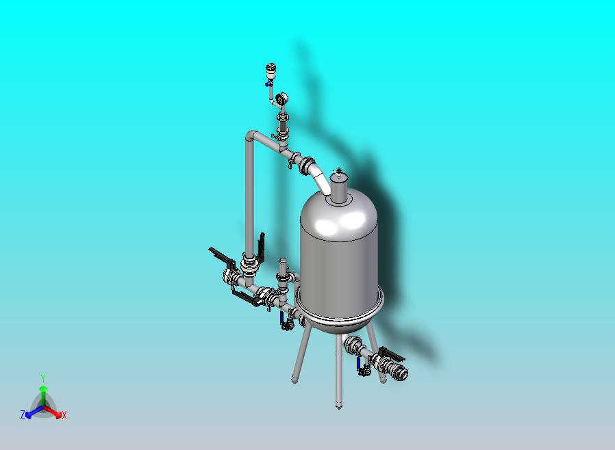 用于液体(主要是啤酒)的高压过滤器