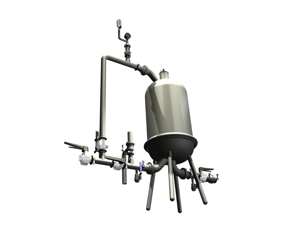 用于液体(主要是啤酒)的高压过滤器