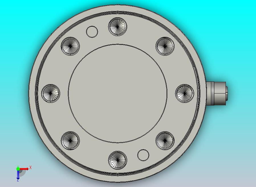 法兰式三轴力传感器 LCM3D-A