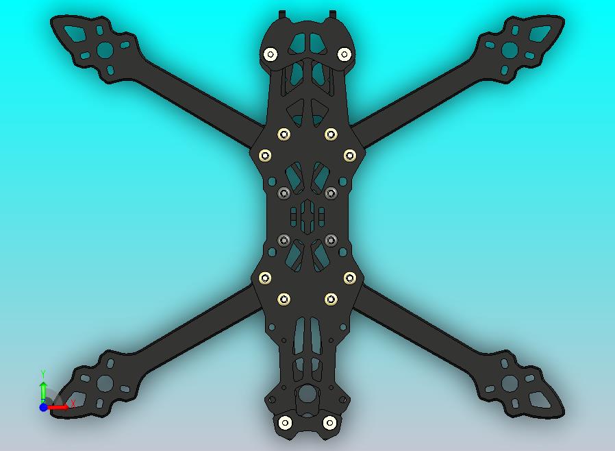 将XT60支架添加到顶帧