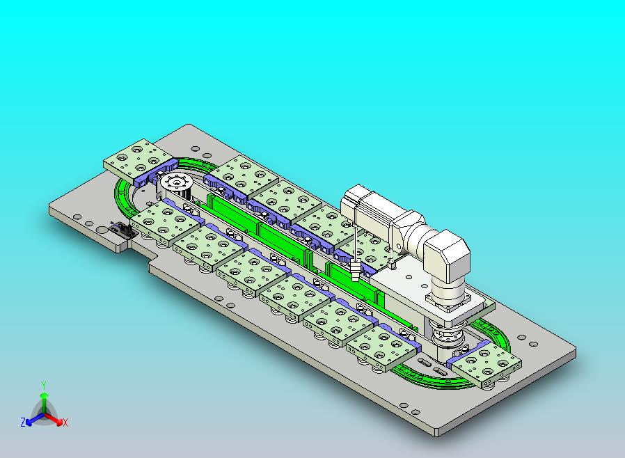 v25-200椭圆链条环形导轨（大板）