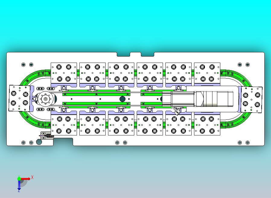 v25-200椭圆链条环形导轨（大板）