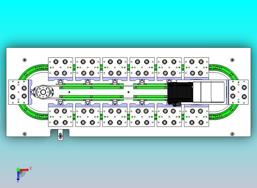 V25-200椭圆同步带环形导轨（大板）