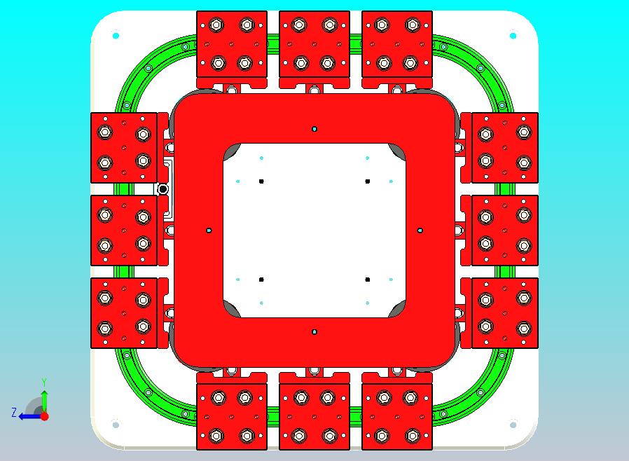 V25-200矩形同步带环形导轨（大板）